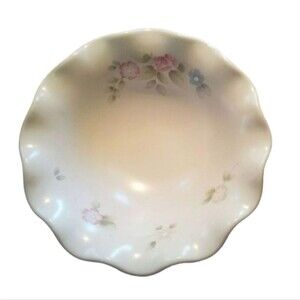 Pfaltzgraff Tea Rose Small Round Fluted Bowl 7"